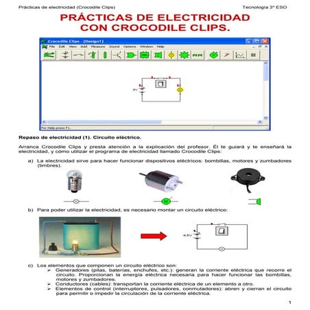 Practicaselectricidadcrocodrille 130522014038-phpapp02