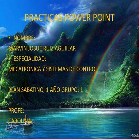 Practicas de power point 1 | PDF