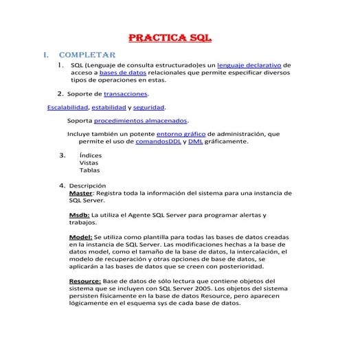 Practica sql | DOCX