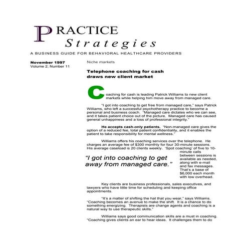 Coachingpacket1 | PDF