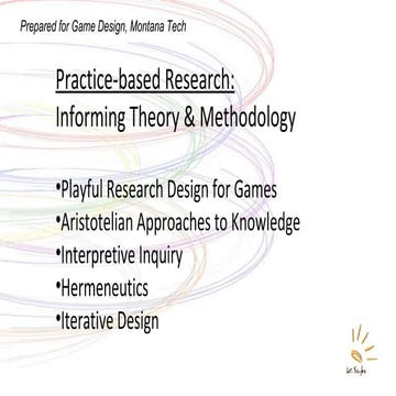 Practice based research