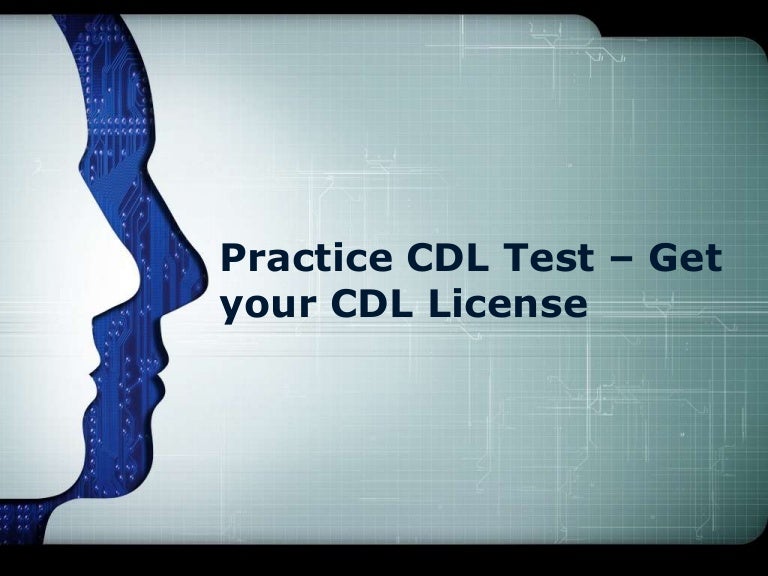 Practice cdl test get your cdl license