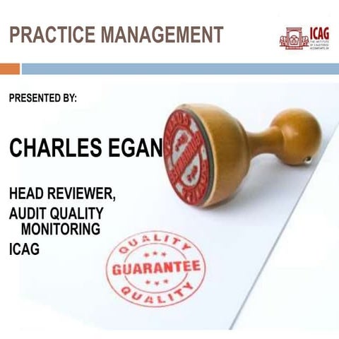 Practice Management for Chartered Accountants in Practice
