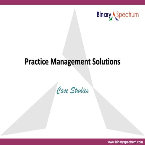 Practice Management System