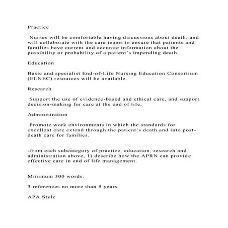 Practice Nurses will be comfortable having discussions about dea.docx