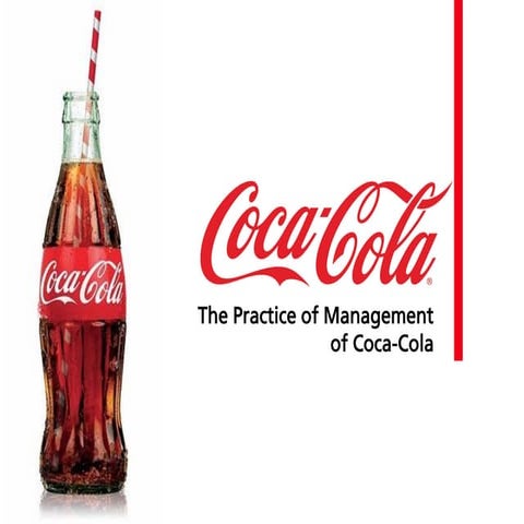 Practice of management of coca cola