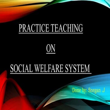 social wellfare schemes