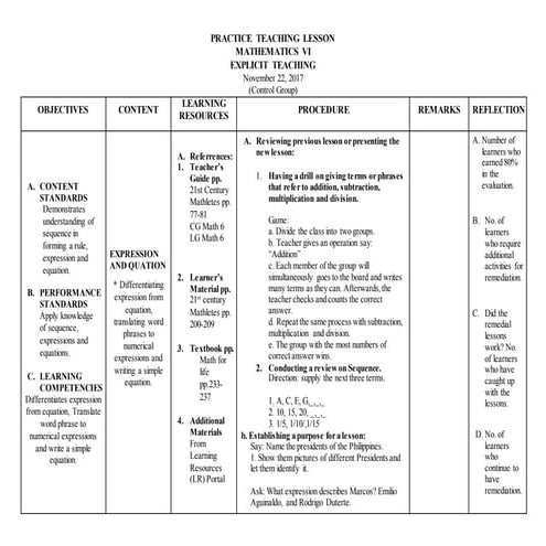 Differentiates expression from equation, Translate word phrase to numerical e...