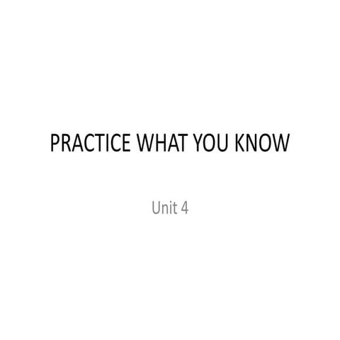 Practice the present simple and present continuous