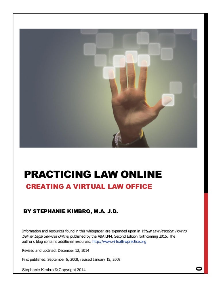 Practicing Law Online Creating a Virtual Law Office ebook