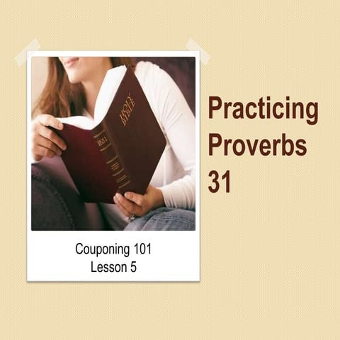 Practicing Proverbs 31 Couponing 101 Lesson 5 Publix - Where Shopping is a Pl...