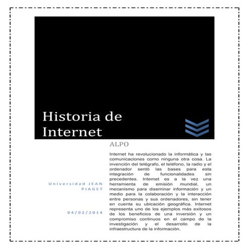 Historia del Internet