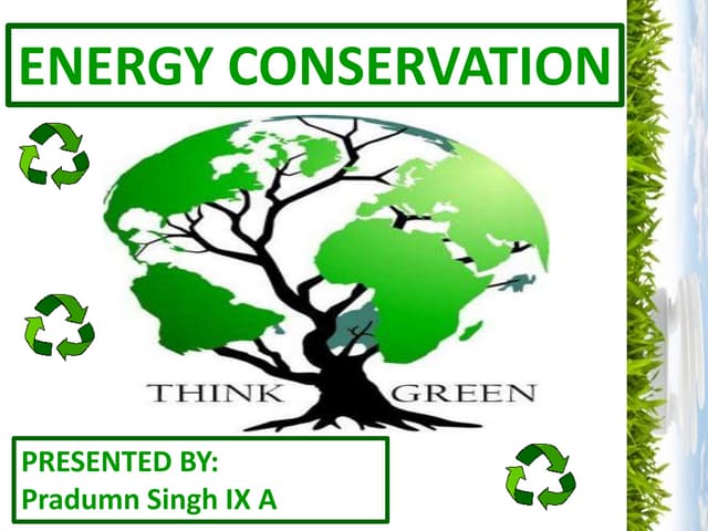 Save energy - save future - save earth