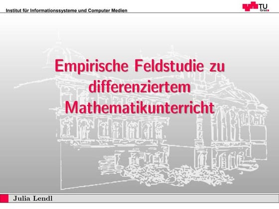 Empirische Feldstudie zu differenziertem Mathematikunterricht