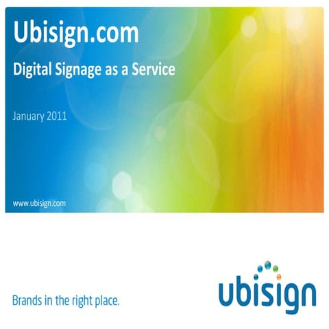 Ubisign.com Presentation