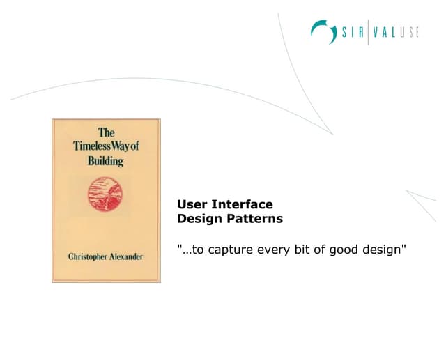 User Interface Design Pattern