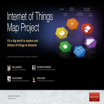 Exploring Risk and Mapping the Internet of Things with Autonomous Drones