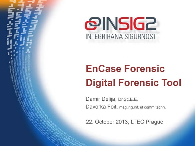 LTEC 2013 - EnCase v7.08.01 presentation 