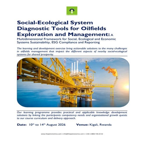 Social-Ecological System Diagnostic Tools for Oilfields Exploration and ...