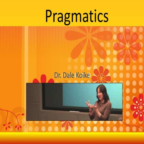 Pragmatics