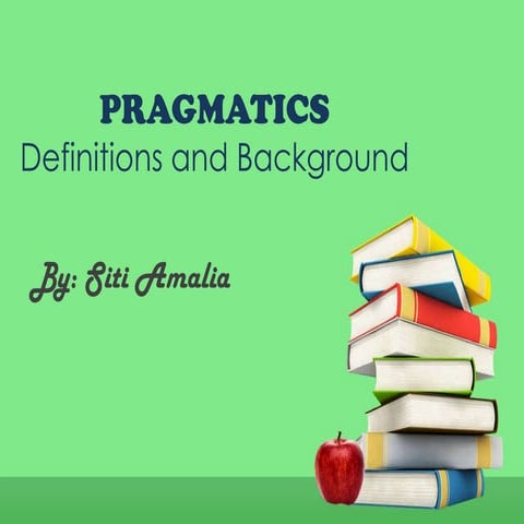Introducing Pragmatics