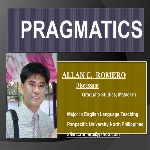 Pragmatics