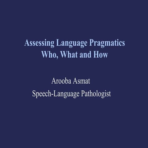 Pragmatics detailed lecture