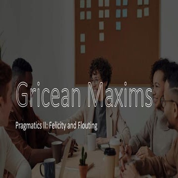 Flouting and violating maxims | PPTX