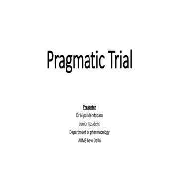Pragmatic trial.pptx