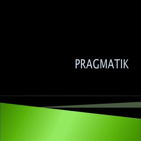 Pragmatik