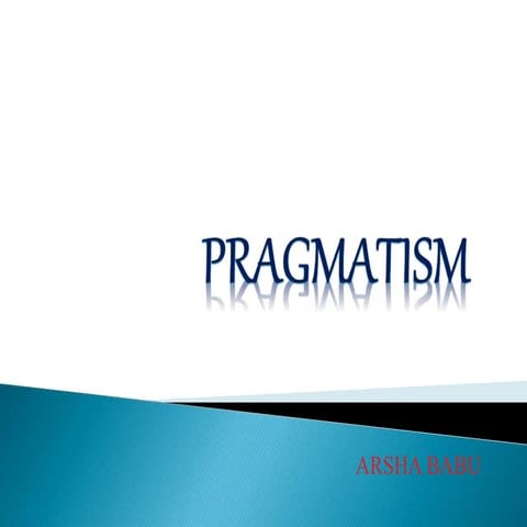 Pragmatism