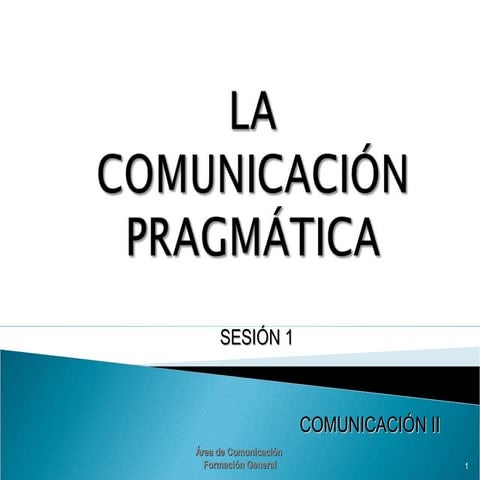 Introducción a la pragmática | PDF