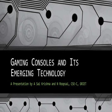 All About Gaming - By Sai Krishna A & Roopsai N