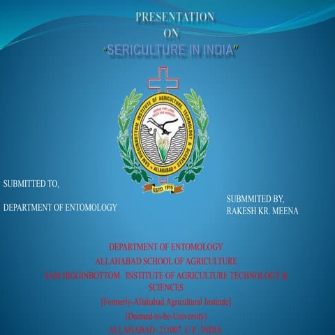 sericulture in india