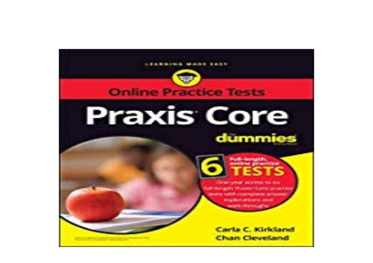 Book Kindle Library Prais Core For Dummies With Online Practice For D