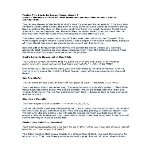 Vishaal Behl Presents.