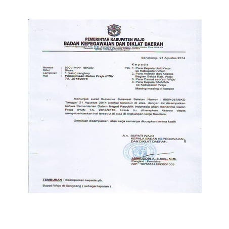 Pendaftaran Praja IPDN 2014