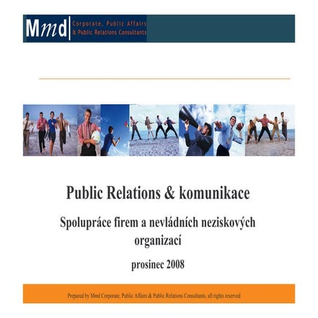 PR a komunikace - Spoluprace firem a neziskovch organizaci