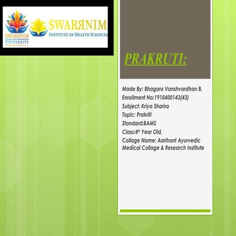 Prakriti(Constitution)Final Version.pptx