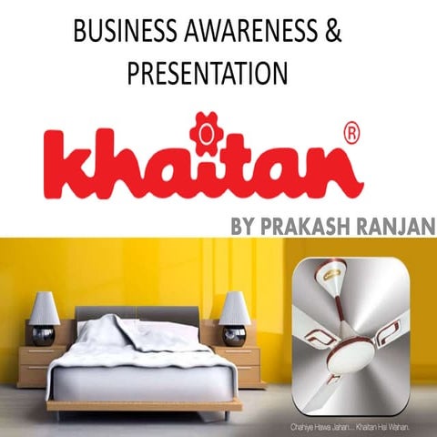 ppt on khaitan company