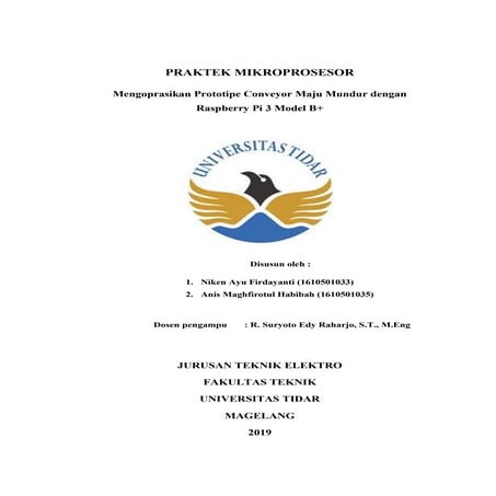 Praktek mikroprosesor conveyor