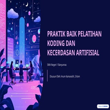 Pelatihan Koding dan Kecerdasan Artifisial untuk Guru SMA Negeri 1 ...