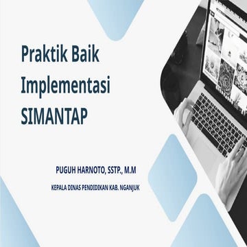 Praktik Baik Implemen SIMANTAP dirancang khusus untuk membantu implementasi p...