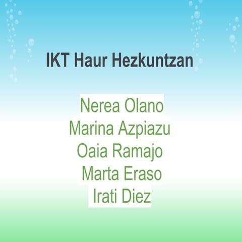 Praktiketako aurkezpena