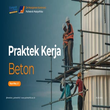 materi bahan ajar Praktik Kerja Beton 1,2,3.pptx