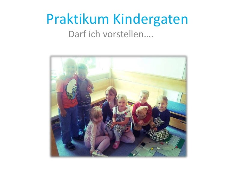 Bericht über Praktikum Im Kindergarten