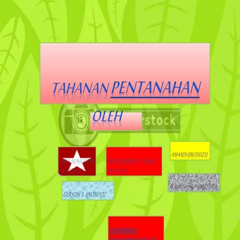 PRAKTIKUM PENTANAHAN