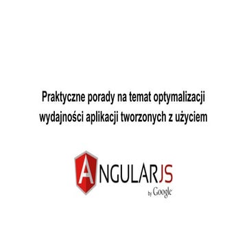 Praktyczne porady na temat optymalizacji wydajności aplikacji tworzonych z u...