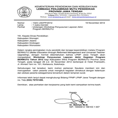 Pramesthi skh 28 30 november