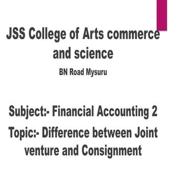 Difference b/w consignment and joint venture and  partnership